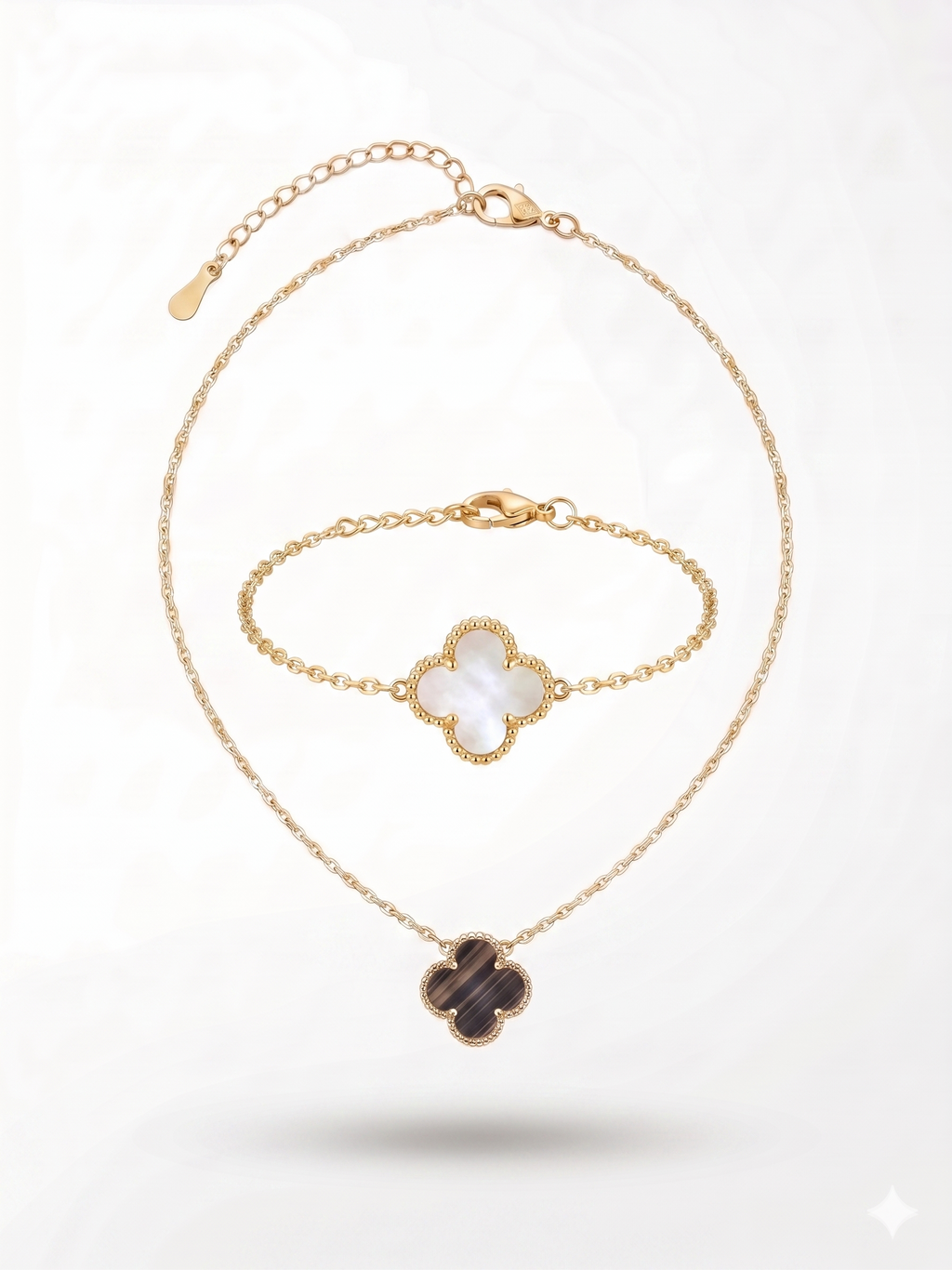 Pack Collier / Bracelet Tréfles