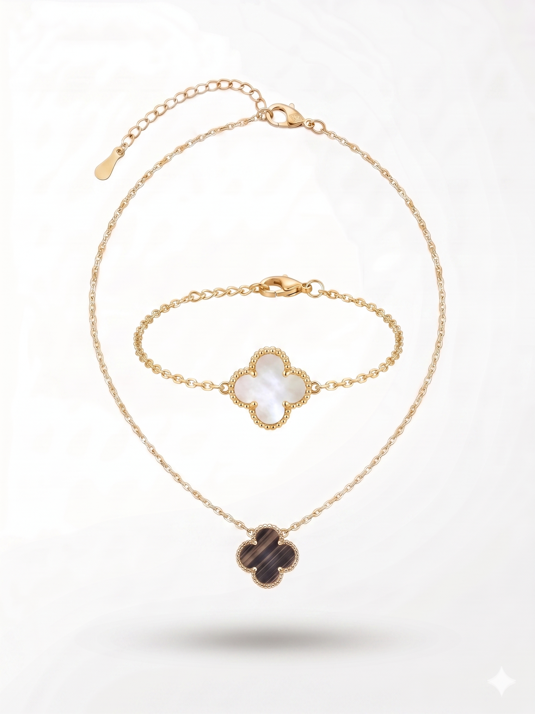 Pack Collier / Bracelet Tréfles