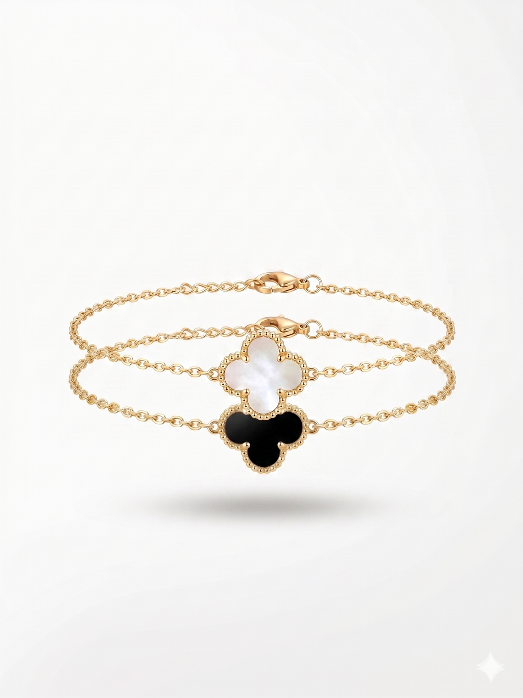 Pack 2 Bracelets Noir et Blanc