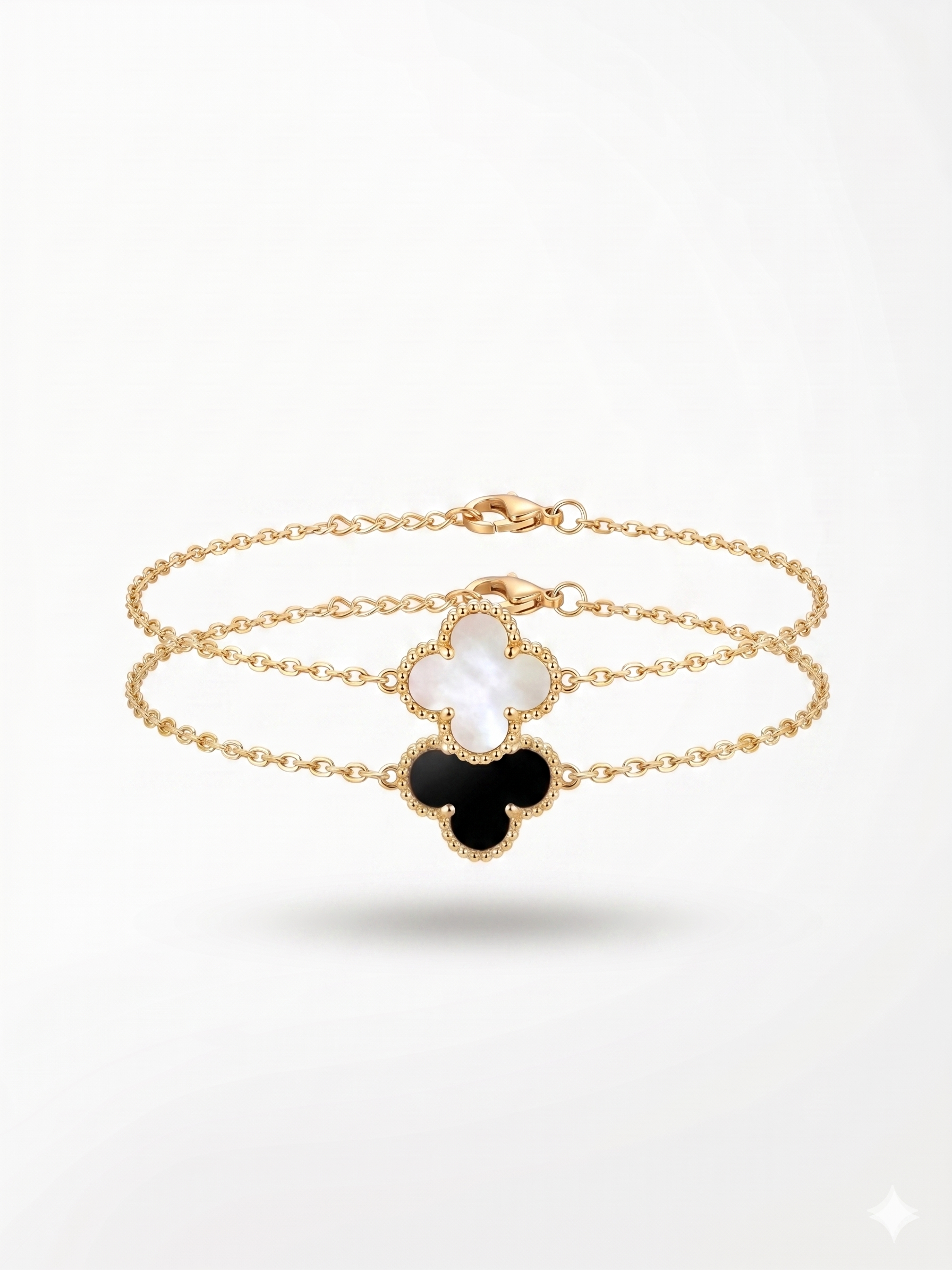 Pack 2 Bracelets Noir et Blanc